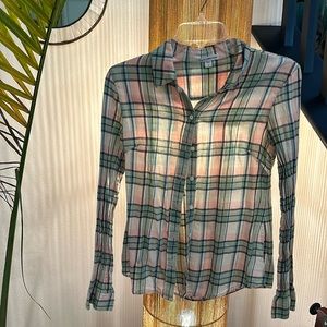 James Perse lightweight flannel